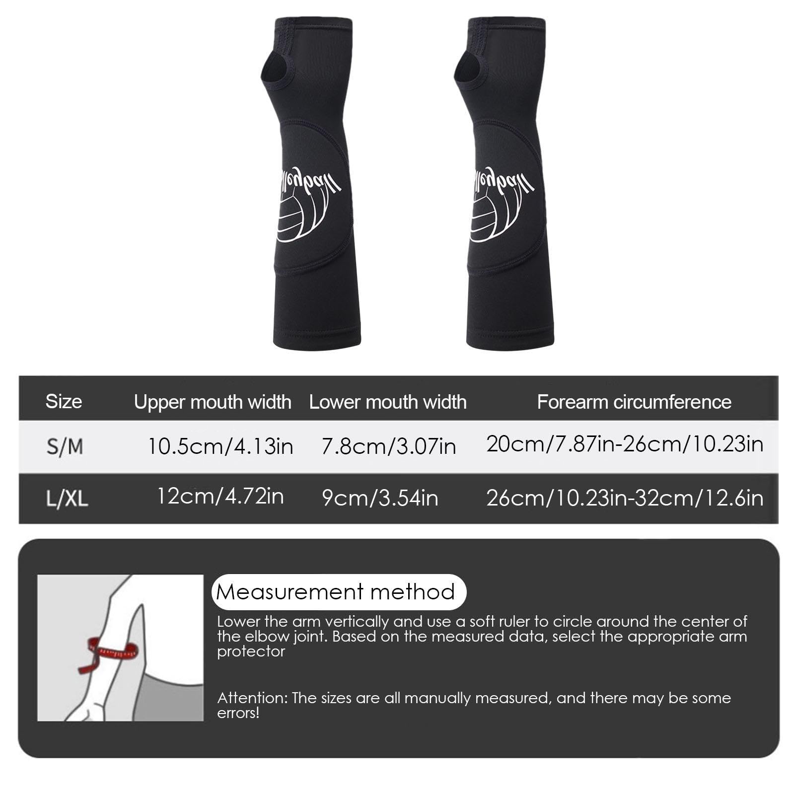 Protège-Bras Volley-Ball Manchons Compression pour Femmes Protection Coudes Bras