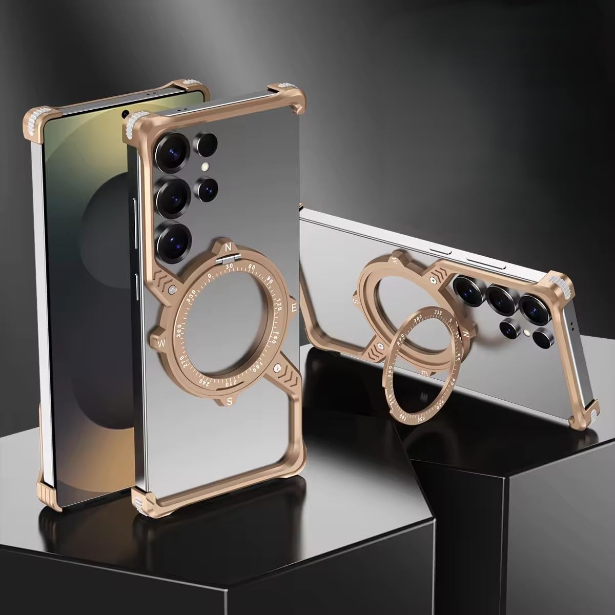 QHOHQ for Samsung Galaxy S24 Ultra (6.8 Inch) Metal Frameless Z