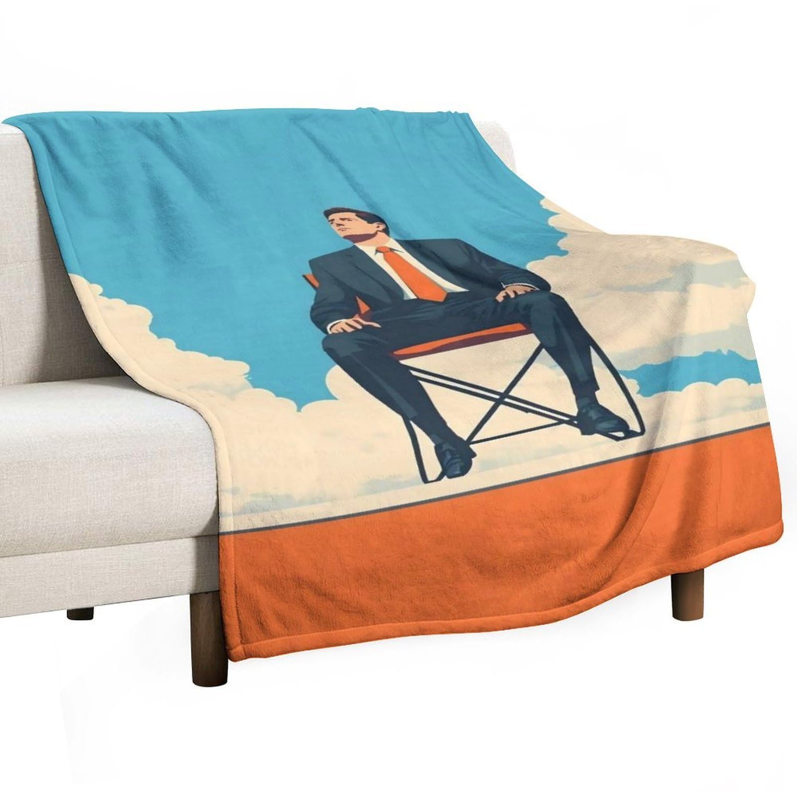 YHGSREUOH Office View (1) Flannel Blankets Fleece Soft Throw Lightweight Plush Gifts for Couch, Bed, Cozy Sofa Plush, Chair, Lovers 32x48inch(80x120cm)