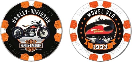 Harley-Davidson Vintage Series 7-1933 Model VLD Collectible Poker Chips