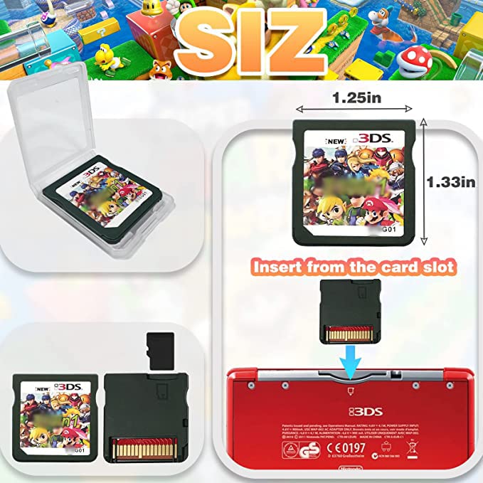 Miniatura 3 de 4300 in 1 DS Game Cartridges, Classic Retro Combo Cartuccia DS Game Pack Collection for DS, NDSL, NDSi, NDSi LLXL, 3DS, 3DSLLXL, New 3DS, New 3DS