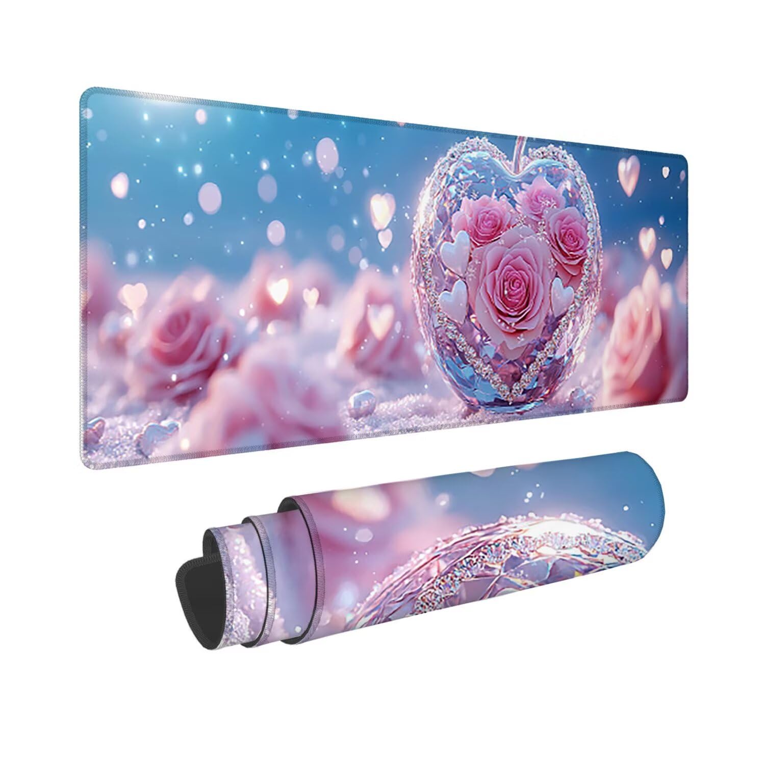 Podkładka pod mysz do gier, 1400 x 600 mm XXL Podkładka pod mysz do gier, duża, antypoślizgowa, wodoodporna, iExtended długa podkładka pod mysz XXL, akcesoria biurowe, do gier, komputera, komputera