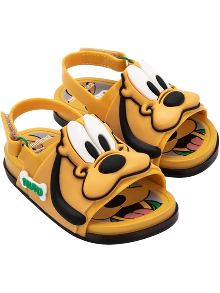 Yellow Mini Melissa Beach Slide + Mickey & Friends (Toddler/Little Kid)