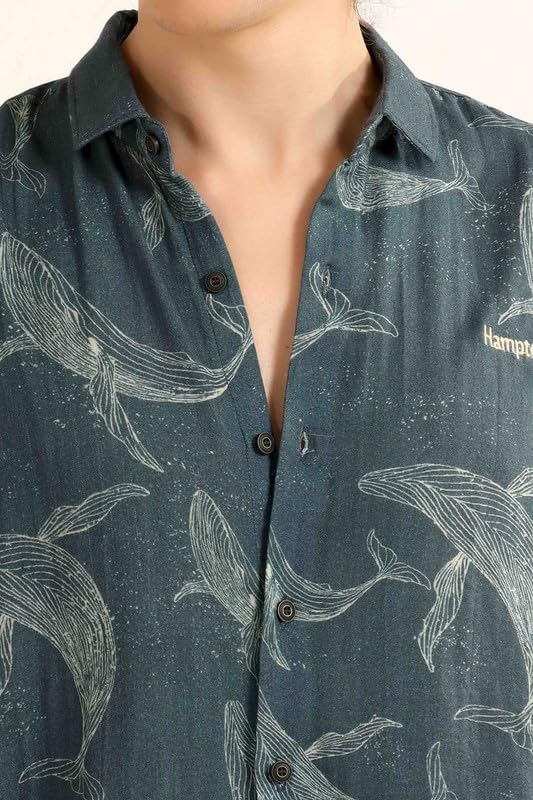 Image of BE ACTIVE Men's Printed Motif Half Sleeve Shirt || Printed Perfection || Breathable Comfort || Casual Sophistication