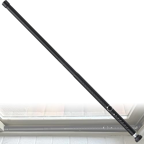 Barra de seguridad para puerta corrediza de 16.5 a 51 pulgadas, cerradura de puerta corrediza de vidrio resistente, barra de seguridad para ventana