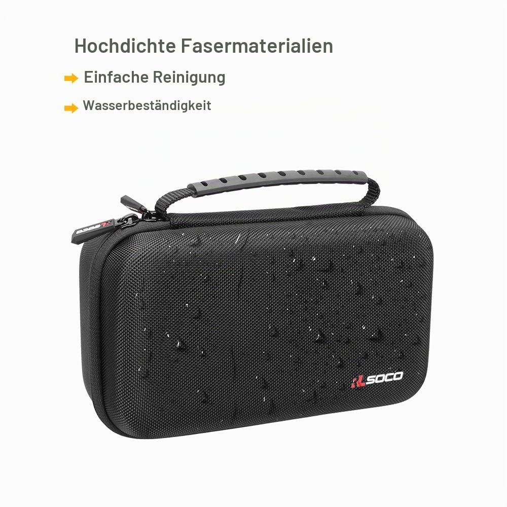RLSOCO Tasche für Fluke Multimeter 15B+/117/116/115/114/113/103/17B+/175/177/179/87V/88/233 und VOLTCRAFT VC891/KAIWEETS/PeakTech Multimeter(Nur Tasche) - Rote