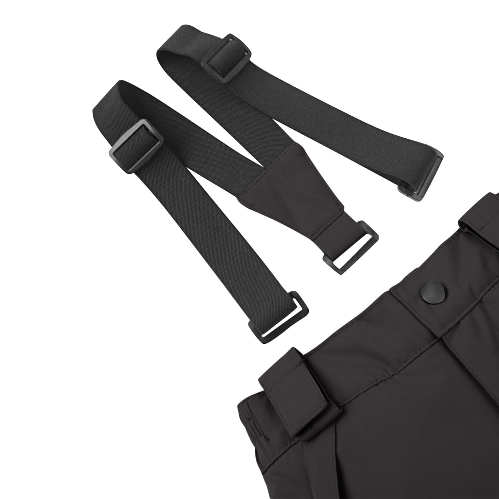 Skihose Kinder Unisex Skihose Snowboardhose Schneehose Kinder Funktionshose mit Abzippbarem Latz und Kantenschutz Winterhose Thermohose Softshellhose Hosenträger 2-17Jahre