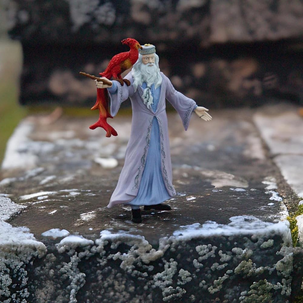 schleich 42637 Dumbledore & Feniks, od 6 lat, WIZARDING WORLD - figurka, 11 x 4 x 12 cm