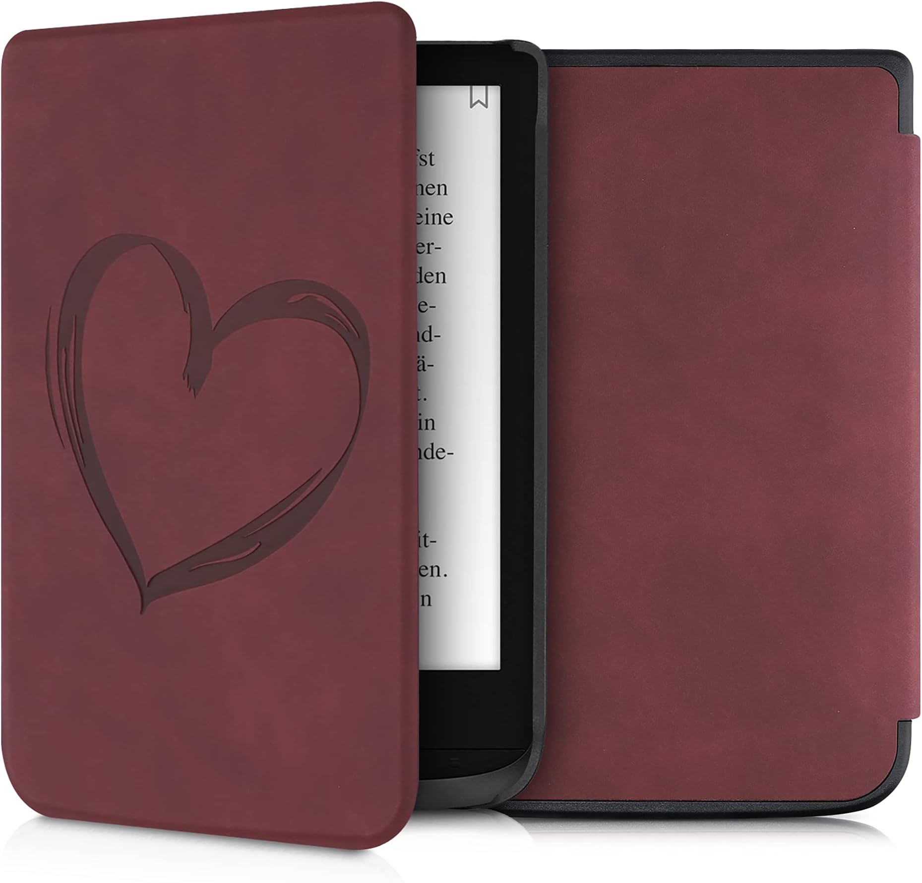 Kwmobile Kunstleder EReader Schutzhülle Cover Case Für Pocketbook Touch Lux 4/Basic Lux 2/Touch