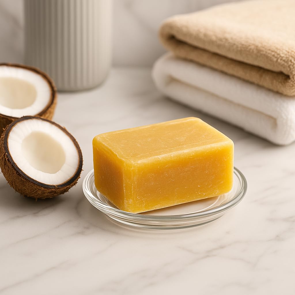 Sapone Ecologico Solido all’Olio di Cocco – 400g – Bucato a Mano e in Lavatrice – 6, 10 o 20 Pezzi – Naturale e Biodegradabile (20)