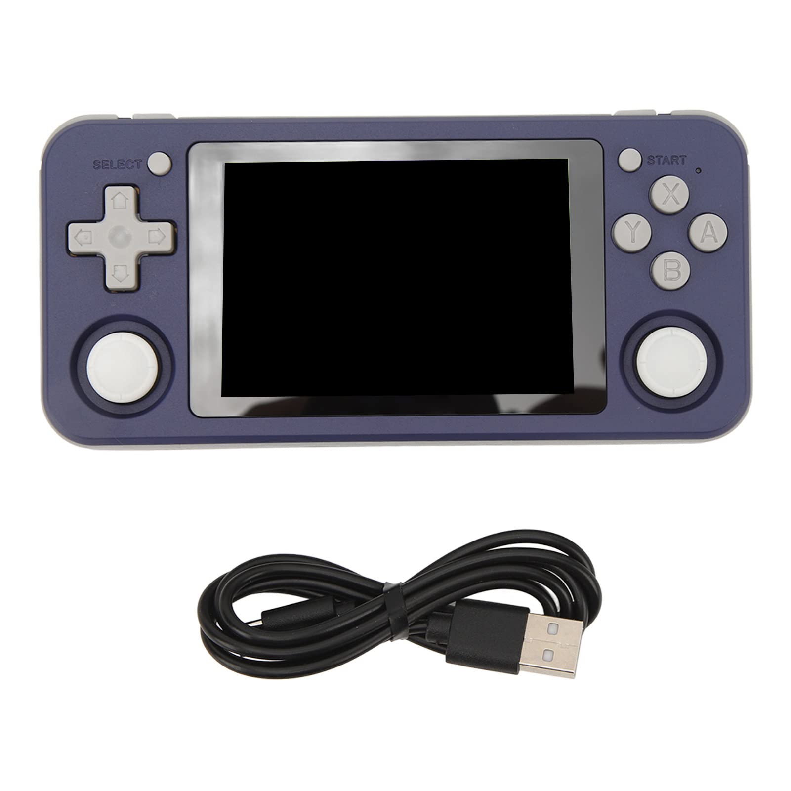 Aramox Console di Gioco Portatile retrò 2 Altoparlante Ad Alta Definizione Vari Giochi Immagine Chiara Macchina da Gioco Portatile Schermo da 3,5 Pollici per il Gioco Domestico (Viola)