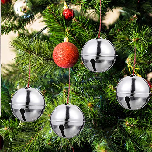 6 Sinos Jingle Bells Artesanato da EXCEART Pequenos Pratos Decorativos de Sinos para o Natal