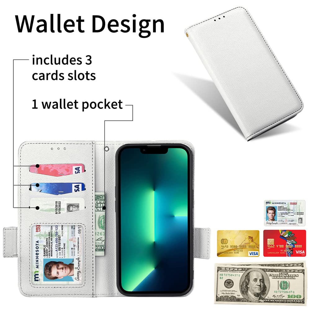 ELLA BEAR Vivo S18 5G/Vivo V30 Phone Case, Magnetic Flip Leather Wallet Case, Kickstand Case - Image 2