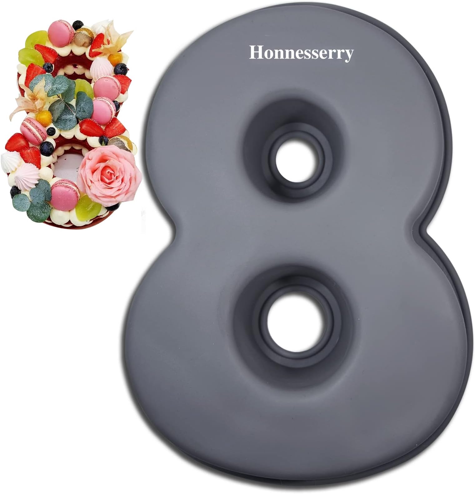 Wilton Numbers and Letters Cake Pan Set, Aluminium, Silver, 36,5 x 22,5