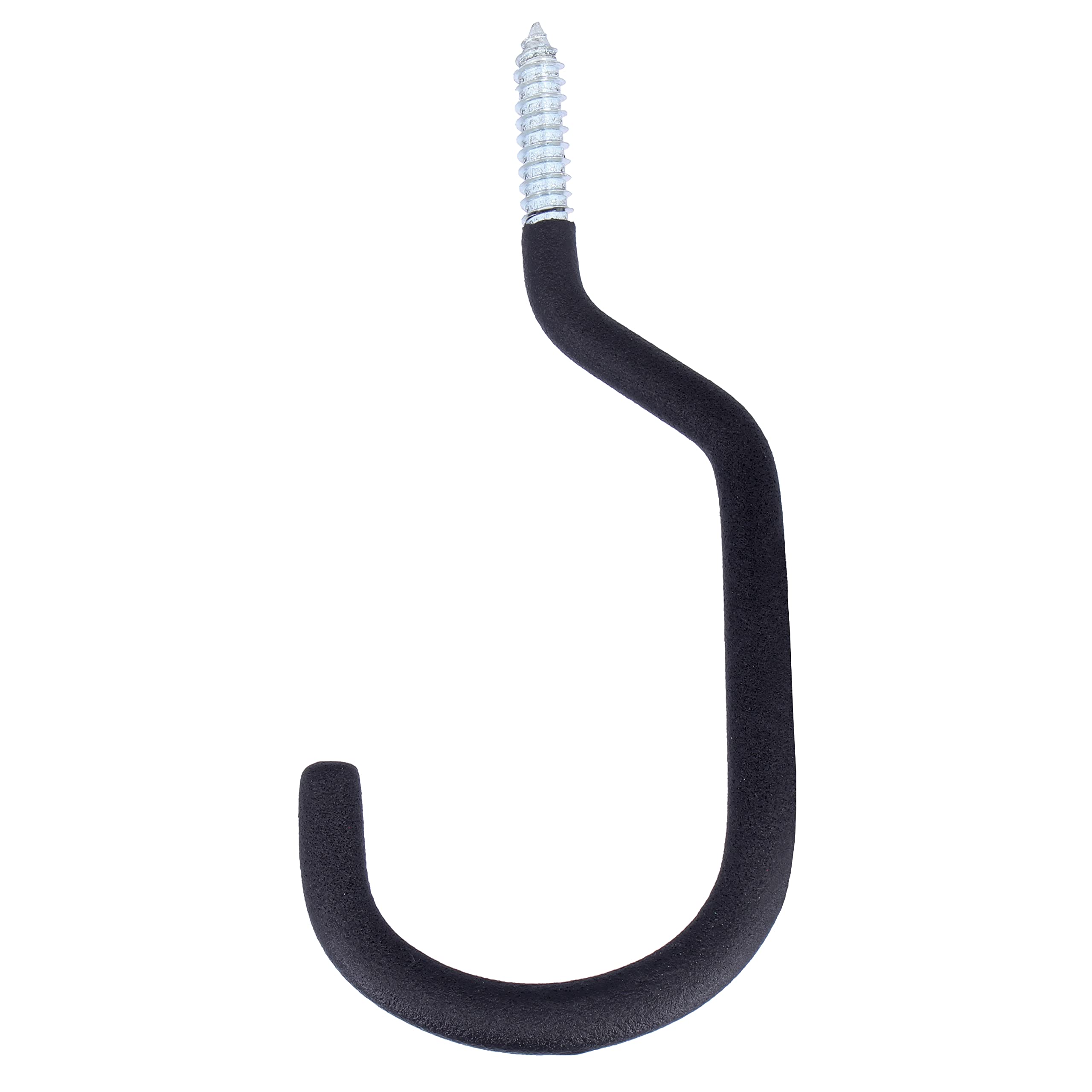 amig - Garage and Garden Tool Hanger Hook - Bracket for screwing on wall or Ceiling - Steel - Non-Slip Rubber Coating - Load Capacity: 25 kg