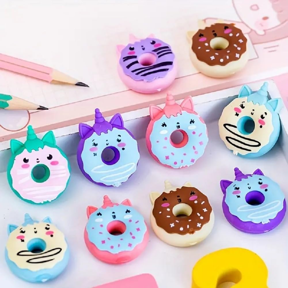 FunBlast Eraser for Kids – Donut Shape Eraser Set, School Supplies, Stationary Set for Kids, Rubber Eraser for Kids, Kawaii Erasers, Fancy Erasers for Birthday Return Gift – Random Color (B0D2LKHGQZ) Amazon Price History, Amazon Price Tracker