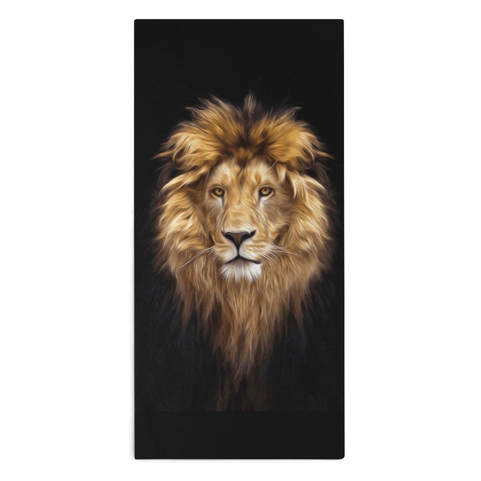 TXFBTRFSA Portrait of A Beautiful Lion Hand Towels for Adult Face Towel Bath Beach Swim Accessories