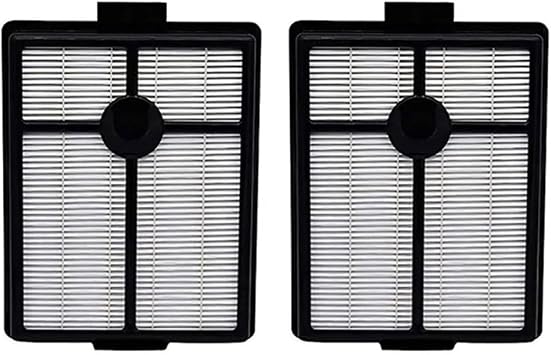 2-Pack Filter Kit for Compatible for Rainbow for REXAIR for E Series and E2-Series, Replacement Parts for R7292/R12107B, Black and White