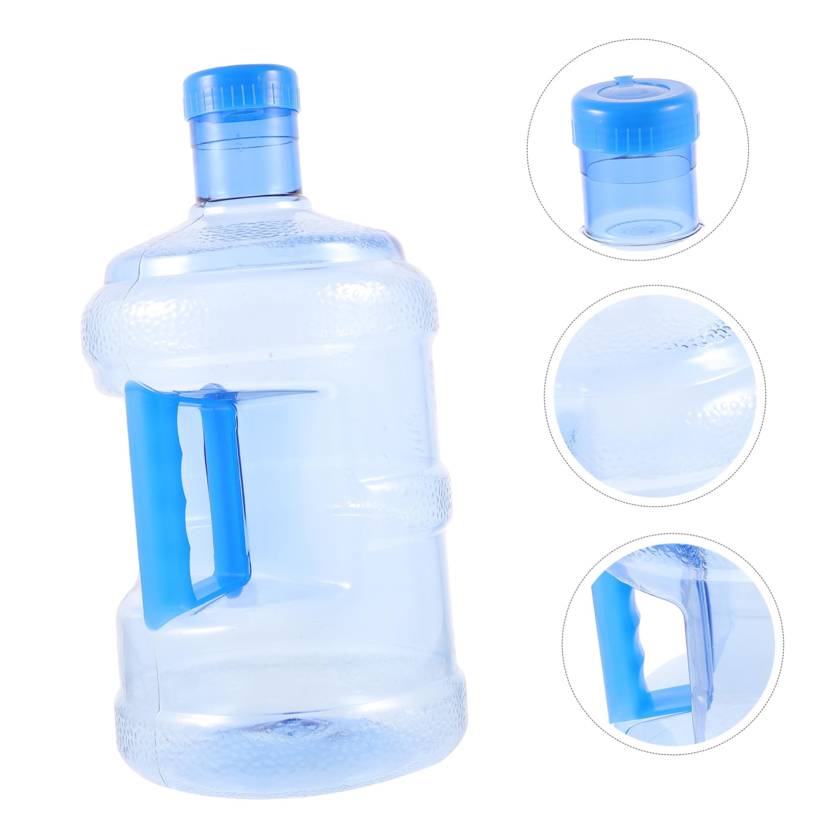 Wasserflasche Blau 5 Liter mit Griff PC und Schraubverschluss