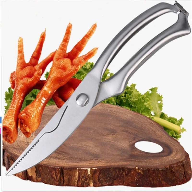 Kitchen Scissors Multifunctional Stainless Steel Poultry Kitchen Scissor Nutcracker Bottle Opener Bone Cutter Cook Tool Shear Cut