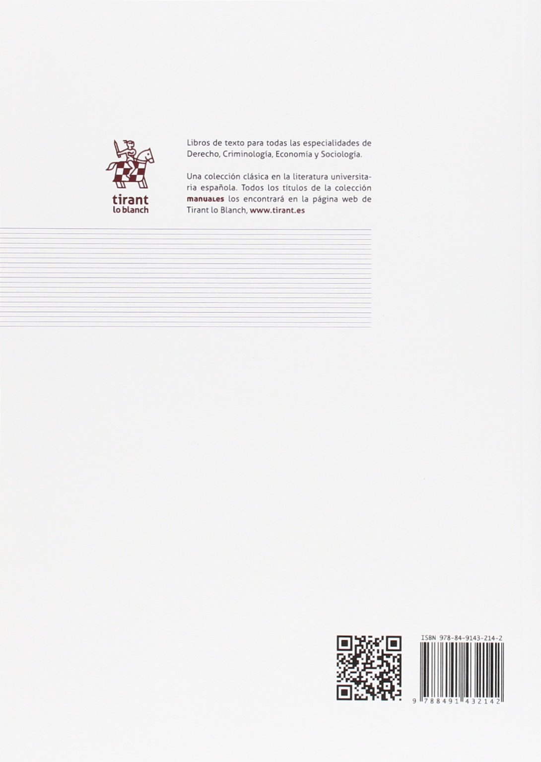 Curso de Derecho Civil II Derecho de Obligaciones, Contratos y Responsabilidad por Hechos Ilícitos 8ª Edición 2016 (Manuales de Derecho Civil y Mercantil)