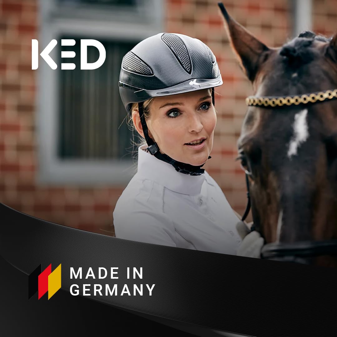 KED Paso Reithelm Für Damen Und Herren – Leichter Reithelm Mit MaxShell Konstruktion, Verstellsystem Und Hohem Tragekomfort