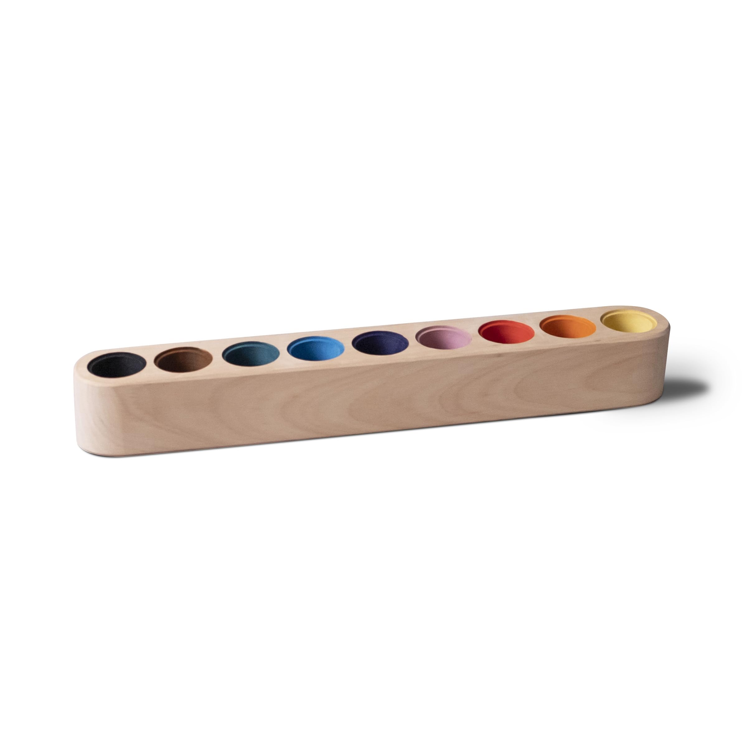 Ehrenkind® Buntstifthalter aus Massivholz FSC® zertifiziert nach Montessori | Schreibtisch Organizer | Stiftehalter Schreibtisch Kinder | Stiftehalter Holz | Stifte Organizer