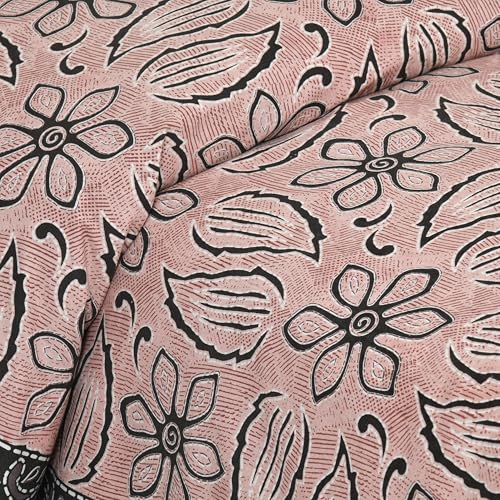 Image of King Size Cotton Bedsheet | 300 TC | 100% Cotton Flatsheet King Size with Two Pillow Covers | (254 * 274 cm, Dusty Rose)