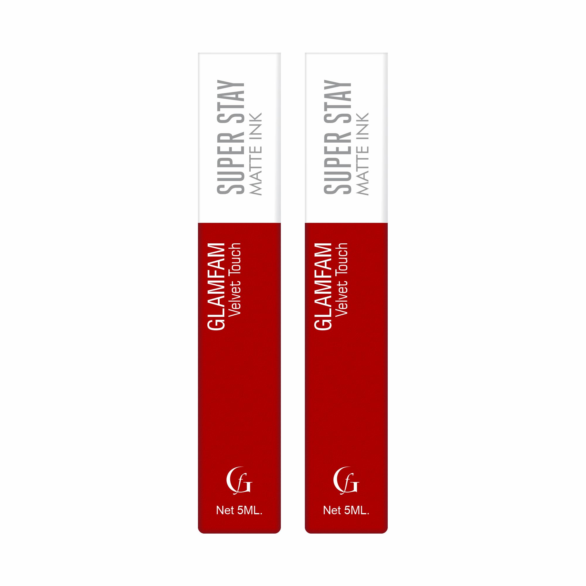 Glamfam Liquid Matte Lipstick, 16 Hour Long Lasting Liquid Lipstick, Transfer Proof & Smudge Proof, Superstay Matte Ink, 5ml (Scarlet Red, 10ml)