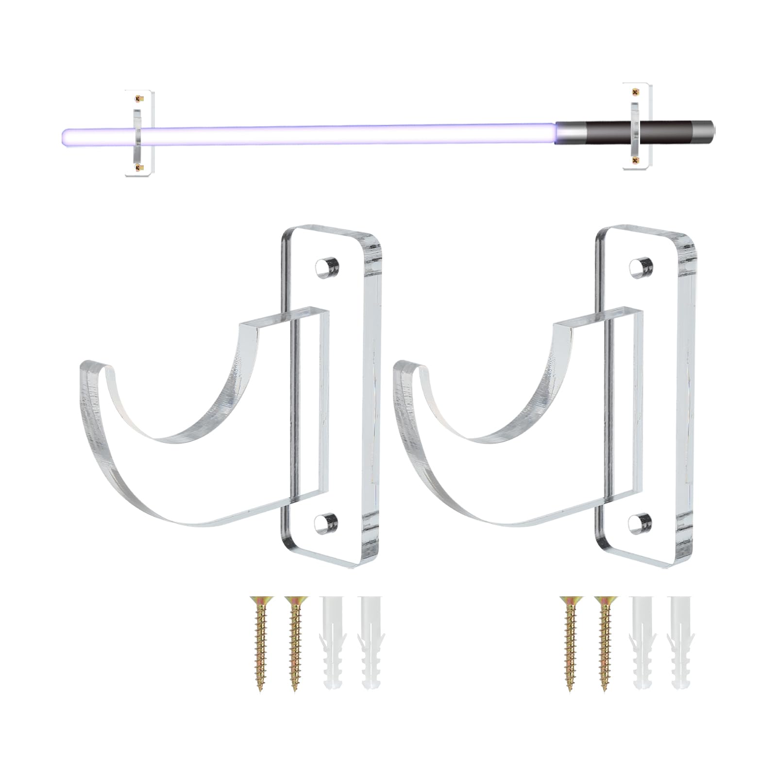 Sabre Sword Wall Racks Snapklik.com : Uxcell Sword Wall Mount Holder, 1 Set Acrylic Light ...
