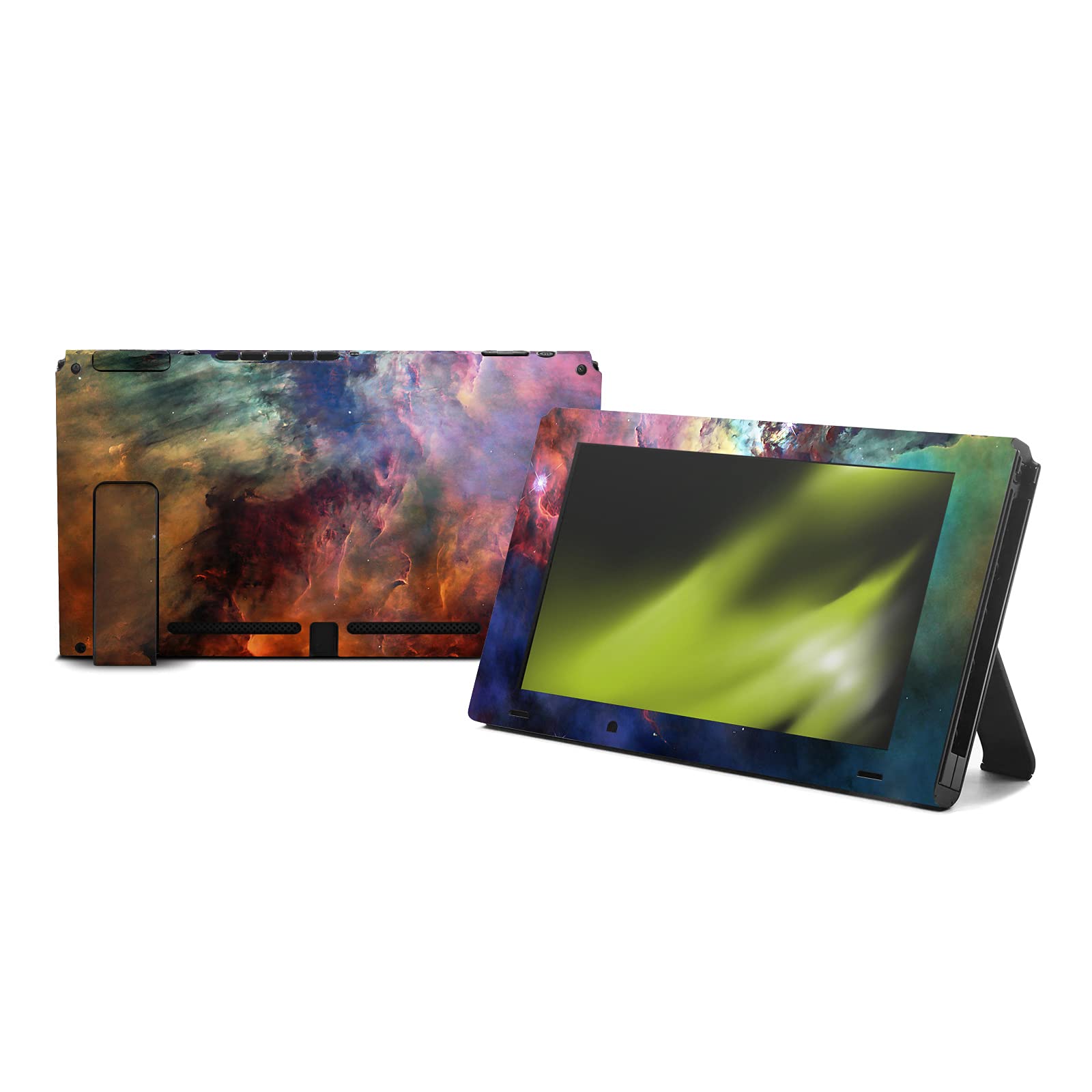 Head Case Designs Oficjalnie Licencjonowany Cosmo18 Laguna Mglawica Sztuka Mix Naklejka Winylu Skóry Naklejka Pokrywa Kompatybilny z Nintendo Switch Console & Dock & Joy-Con Controller Bundle