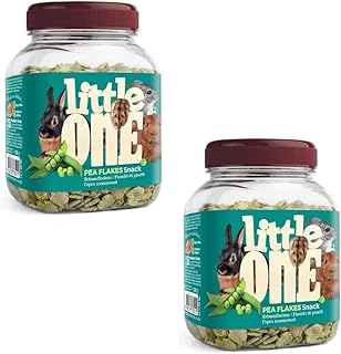 Little One Pea Flakes | Double Pack | 2 x 230 g | Supplementary Feed for Rodents & Dwarf Rabbits | To Support Wellbeing | Rich in Vegetable Protein product image