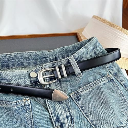 Waist Belt Women's Waist Belts Pure Cowhide Belts Retro Adjustable Belt Simple and Versatile Jeans Dress3