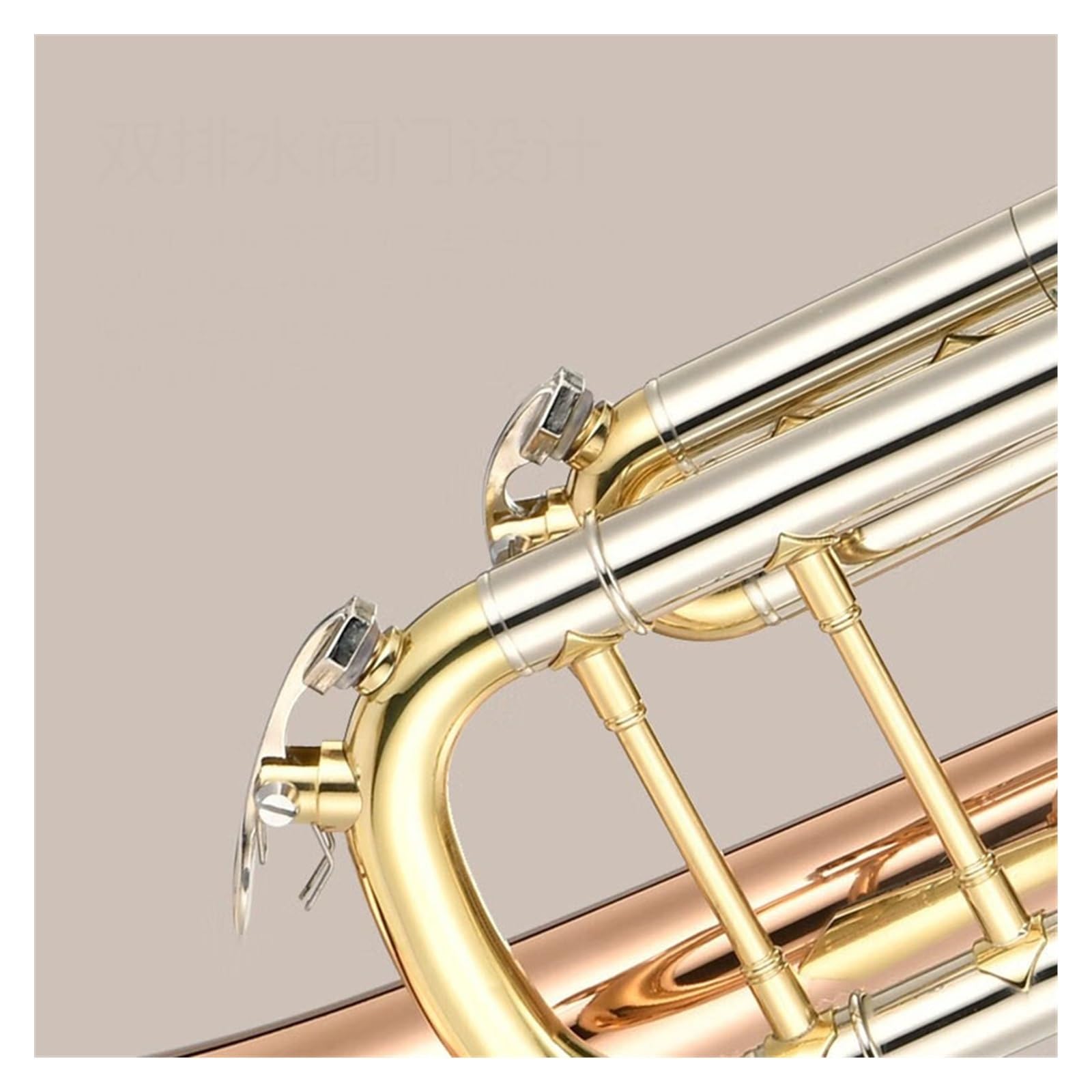 Trąbki Trąbka z klawiszami instrumentu Model TR500 profesjonalny instrument muzyczny grający na trąbce z płaskim klawiszem B