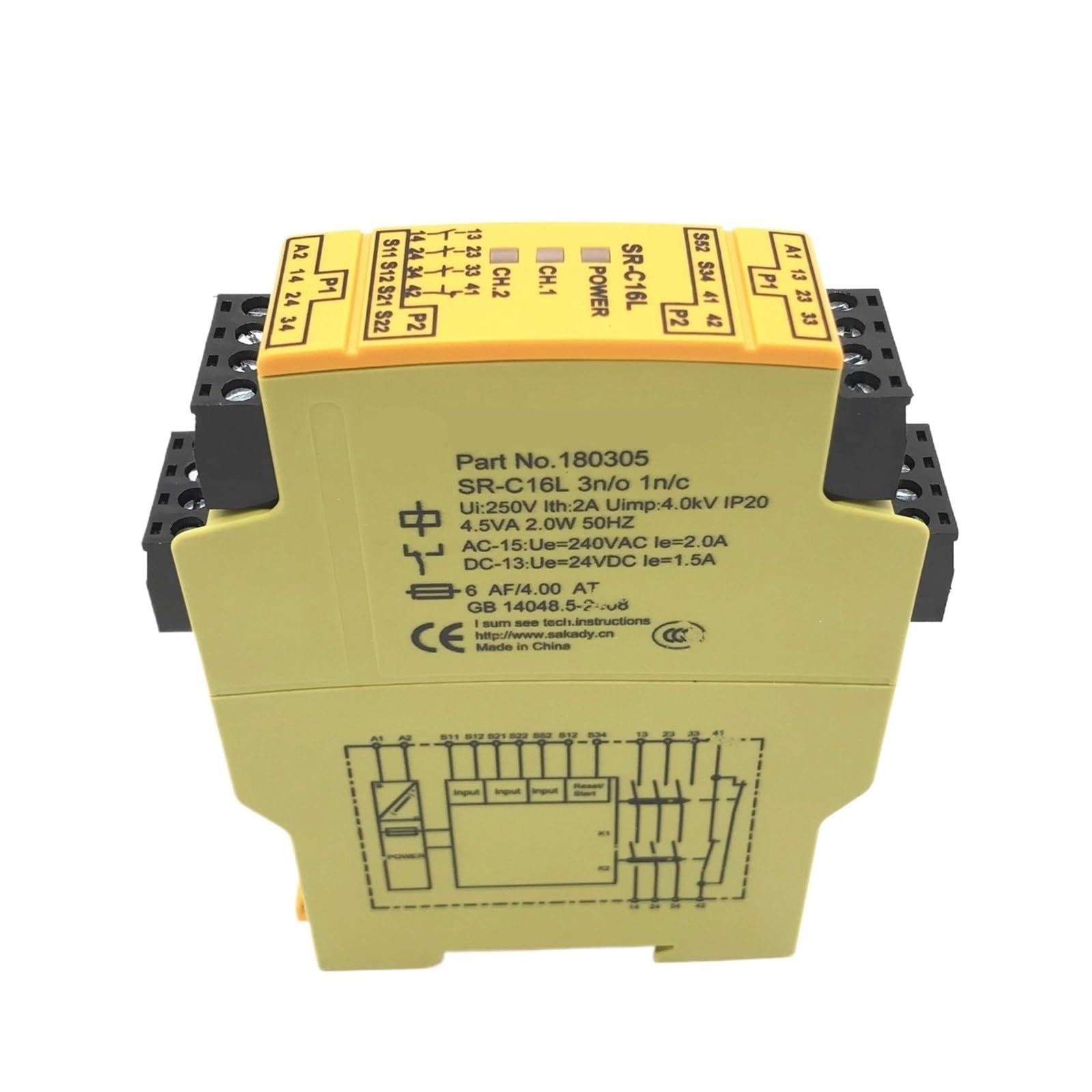 NACODLUL 24VDC 3 n/o 1 n/c Relay