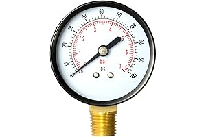Premium Pool Filter Pressure Gauge for Spas and Aquariums