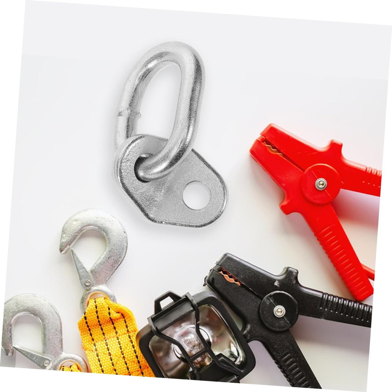 Mobestech 2pcs Heavy Duty Engine Lifting Bracket Engine Support Bar Metal Lifting Hook for