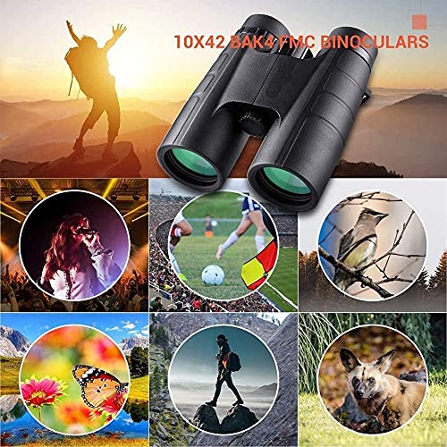 Binoculares 10x42 para adultos con lente HD miniatura 7