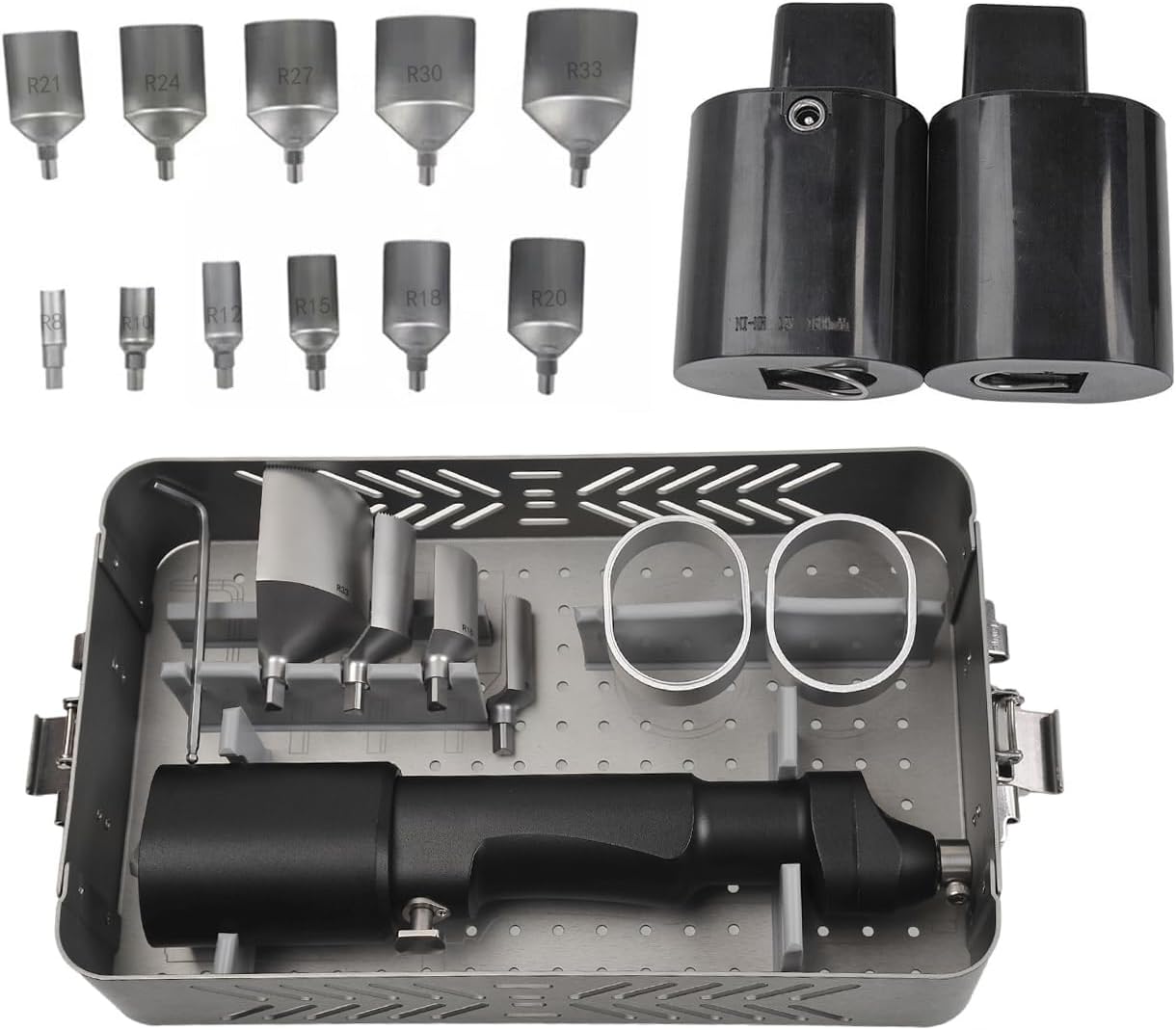 Veterinary Bone Drill TPLO Saw Set Electric Bone Power Tools Animal Orthopedic Instrument with 11pcs Blades, Sterilized Box