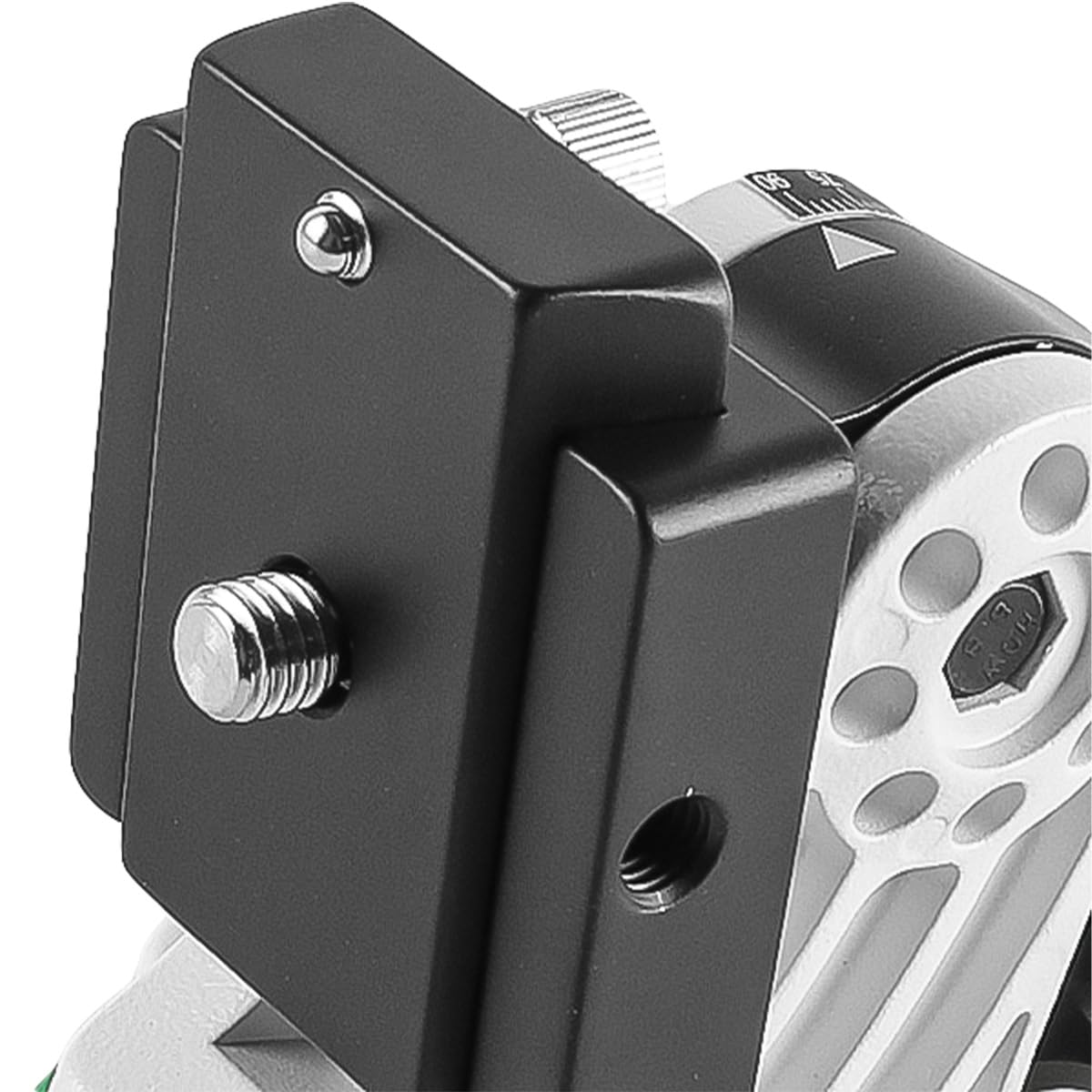 Base Latitude pour télescope Accessoires upports de Mouvement Cardans Adaptateurs pour trépieds de Mouvement Cardans pour télescopes et équipements photographiques Filetage de vis 3/8 Pouces