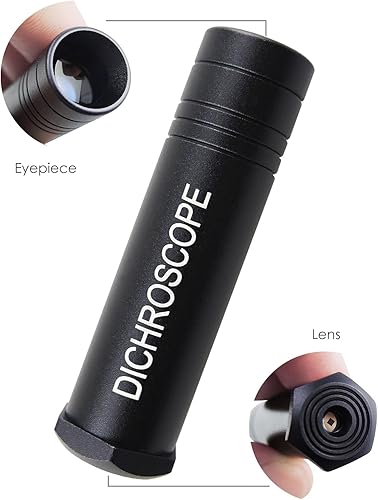 Miniatura 5 de TEKCOPLUS Dichroscopio de calcita de alta resistencia con dos colores plexocromáticos