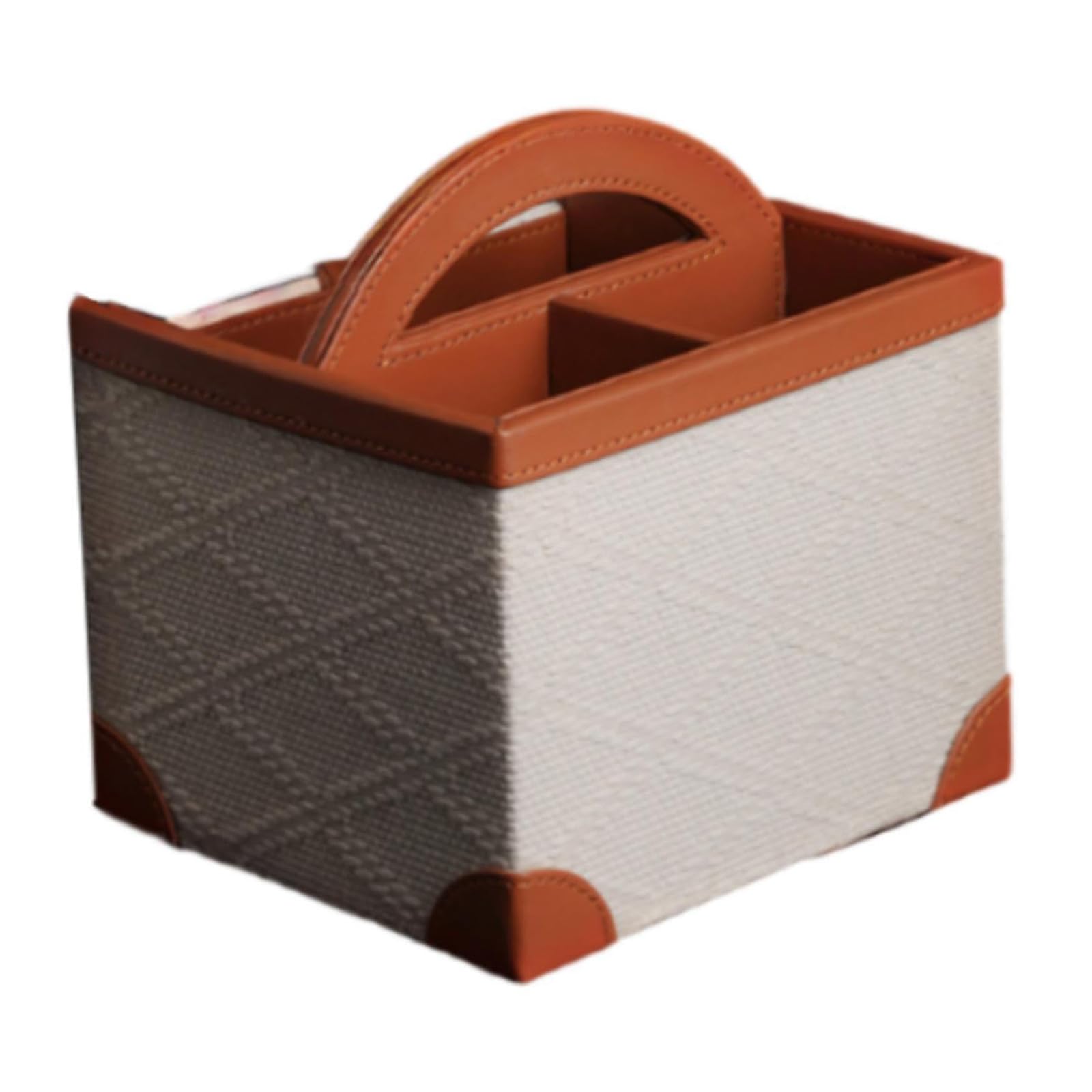 Kalttoy Practical Sturdy PU Leather Tissue Dispenser with Drawer Designs for Use Living Room or Supplies Tissue Box