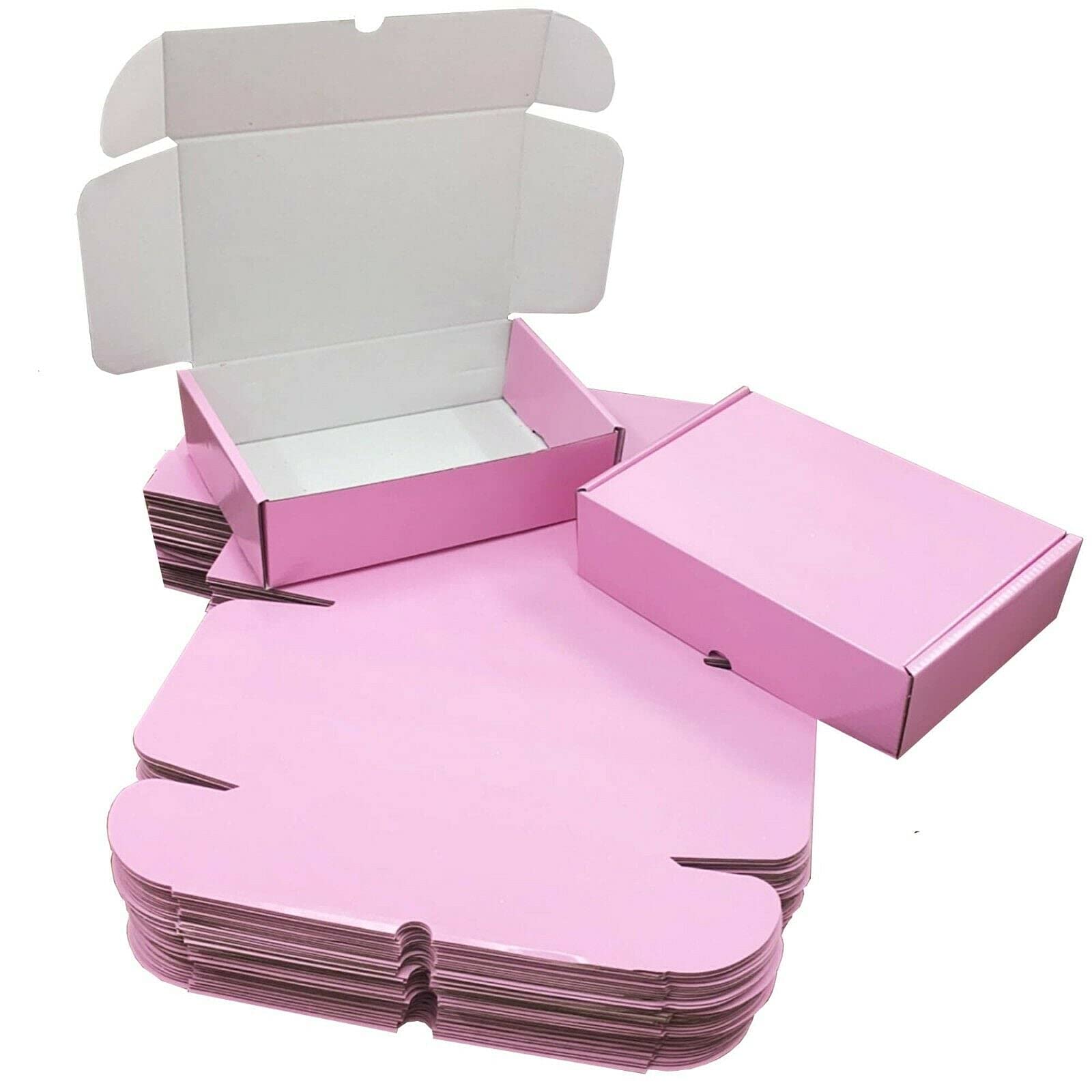 Buy Coloured Cardboard Boxes Shipping Mailing Storage Gift Boxes Pink