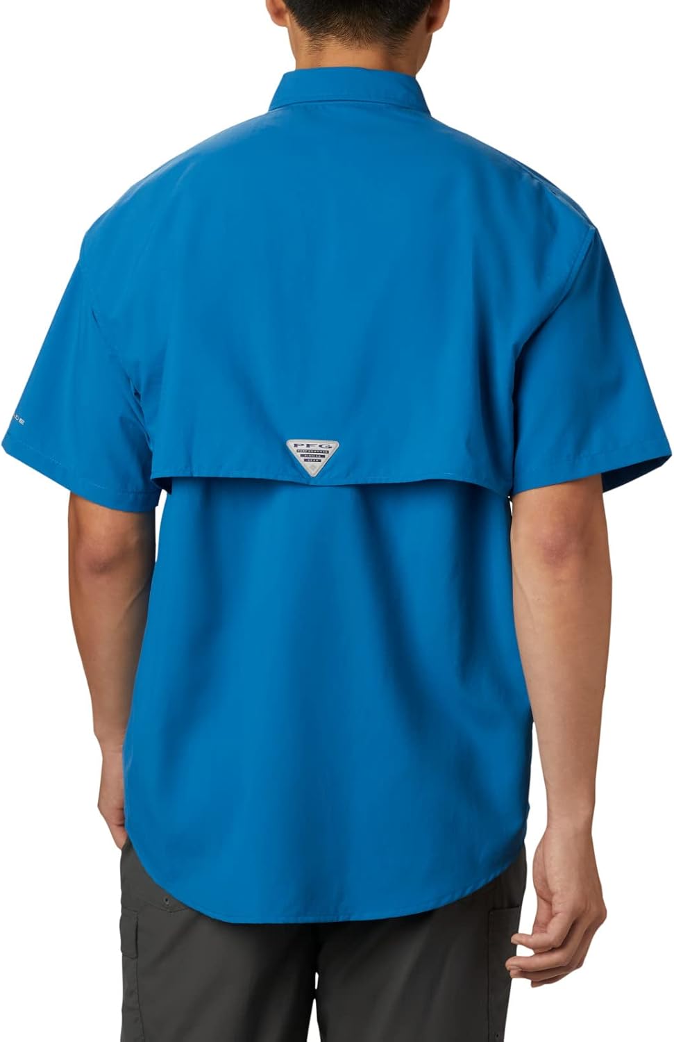 Columbia Men's Bahama Ii Short Sleeve Shirt Dark Pool Small