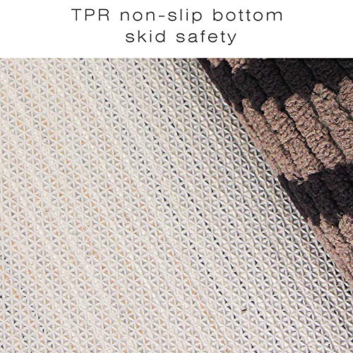 Tapis abstrait moderne absorbant antidérapant imperméable motif trellis lattice - 4