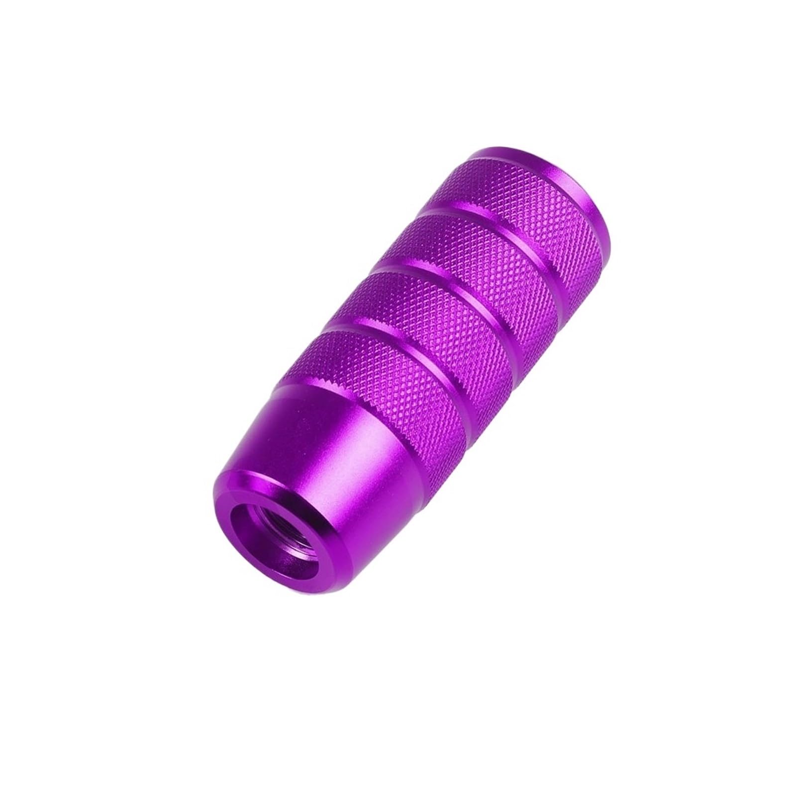 Wphlyz Purple Head Change Lever Knob 95Mm Non-Slip Gear Shift Knob Manual Transmission Aluminum Knurled(Purple)