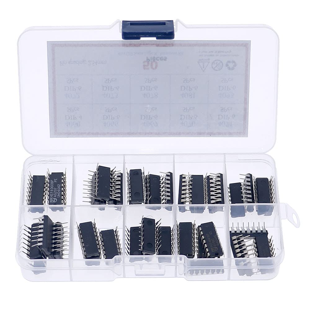 HEF HCF CD40XX DIP 4000 Serie CMOS Logic IC Assortimento Kit 4001 4011 4013 4028 4040 4060 4066 4071 4081 4511 4521 4541 40106