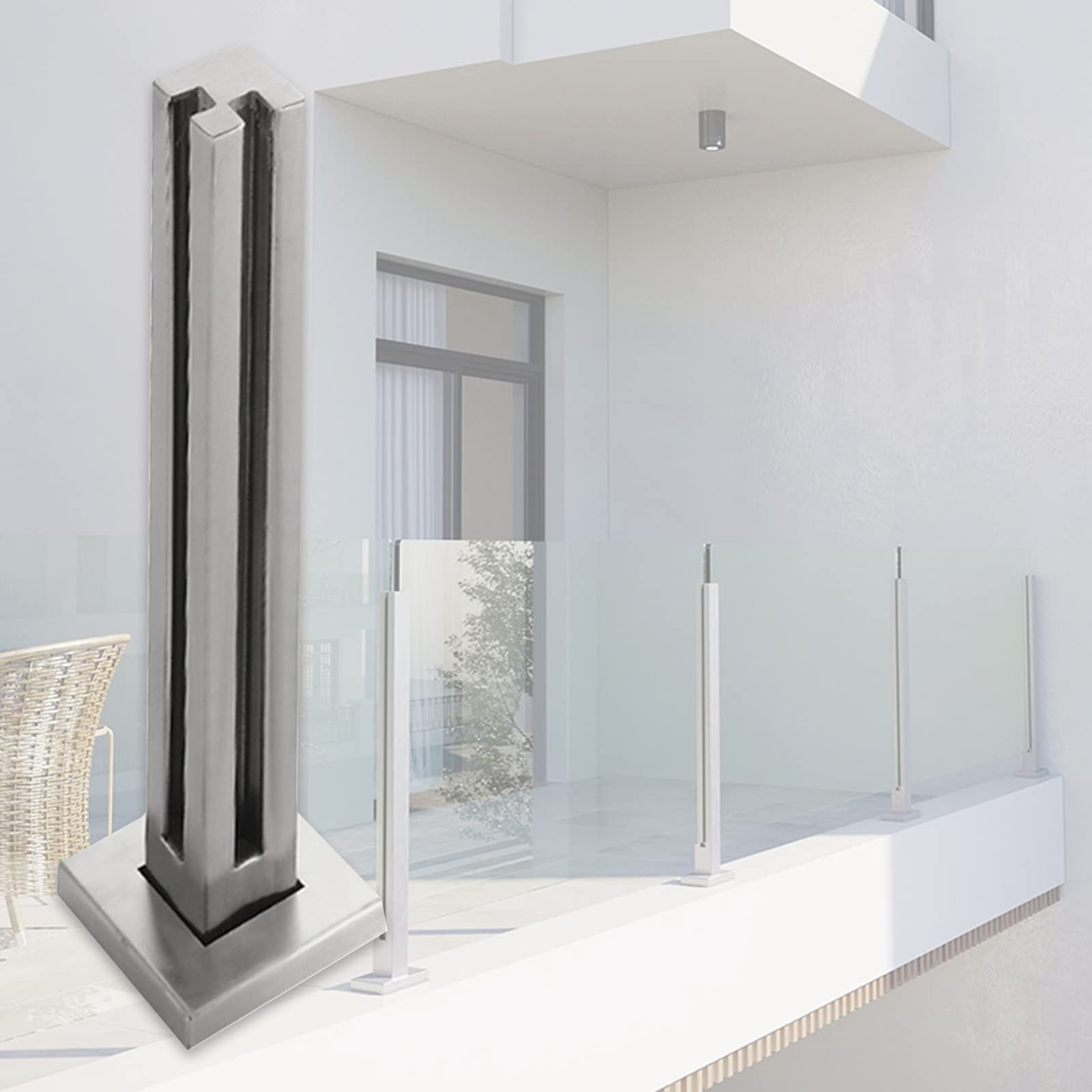 Poteau de balustrade pour sublimer votre patio et votre garde-corps extérieur