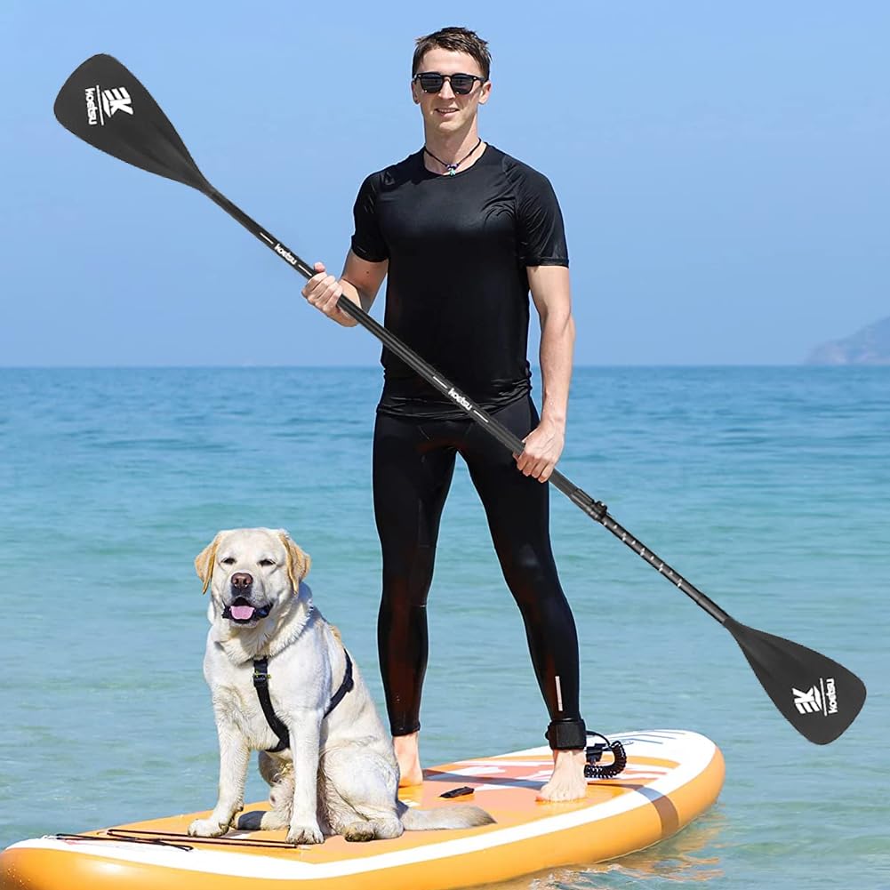 Paleta de Kayak Ajustable, Remo Ligero para Paddleboard, Paleta de Doble Uso para Piragüismo y Kayak