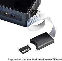 Vista 5 de ASHATA Adaptador de cable de extensión de tarjeta SD a Mini SD, extensor flexible con funda, cable extensor TF a TF para impresora